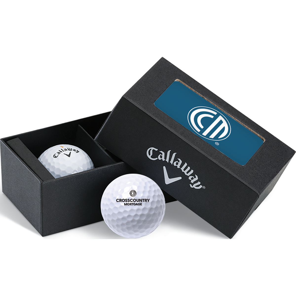 CCM Callaway 2-Ball Business Card Box