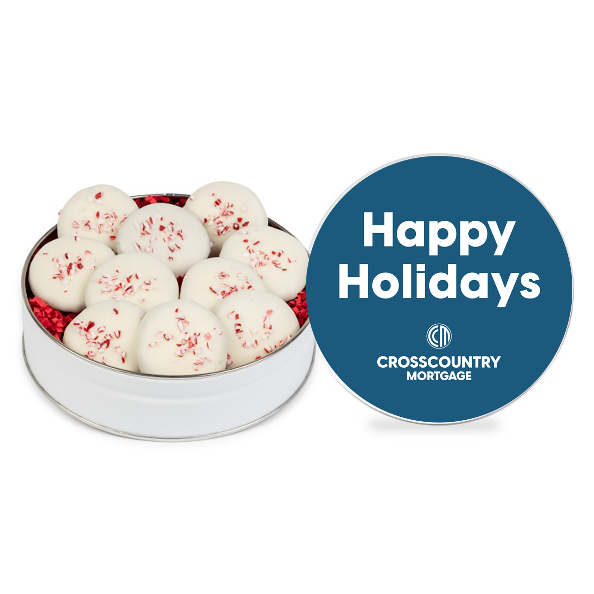 CCM Peppermint Delight Cookie Tin
