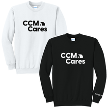 Load image into Gallery viewer, Unisex CCM Cares Core Fleece Crewneck Sweatshirt
