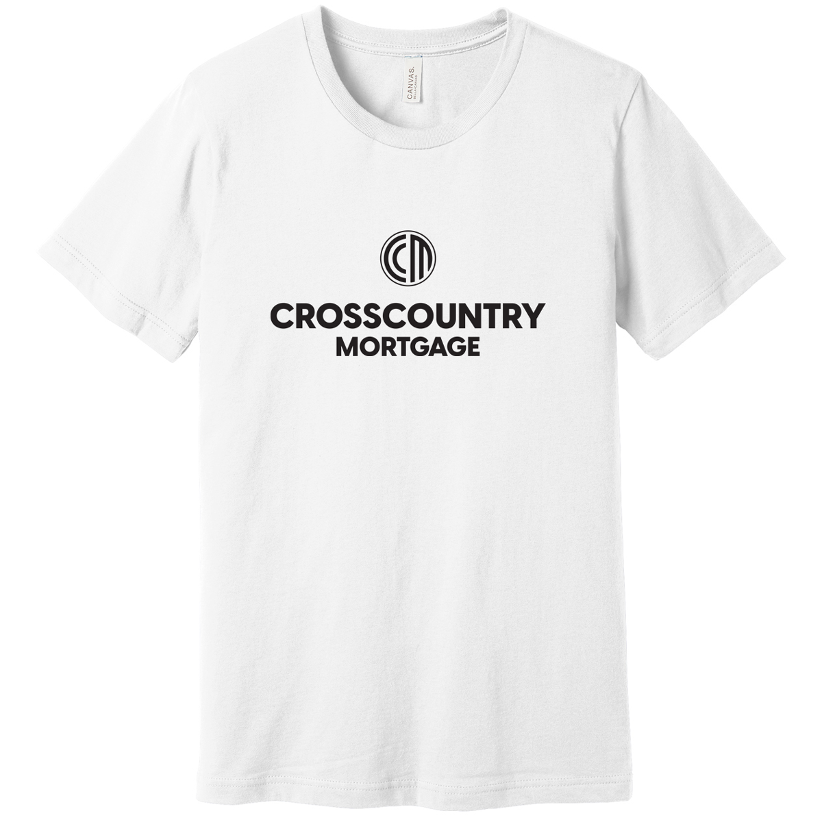 Bella Canvas Jersey Tee – White (custom)