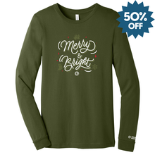 Load image into Gallery viewer, Unisex CCM Merry &amp; Bright Long Sleeve Tee
