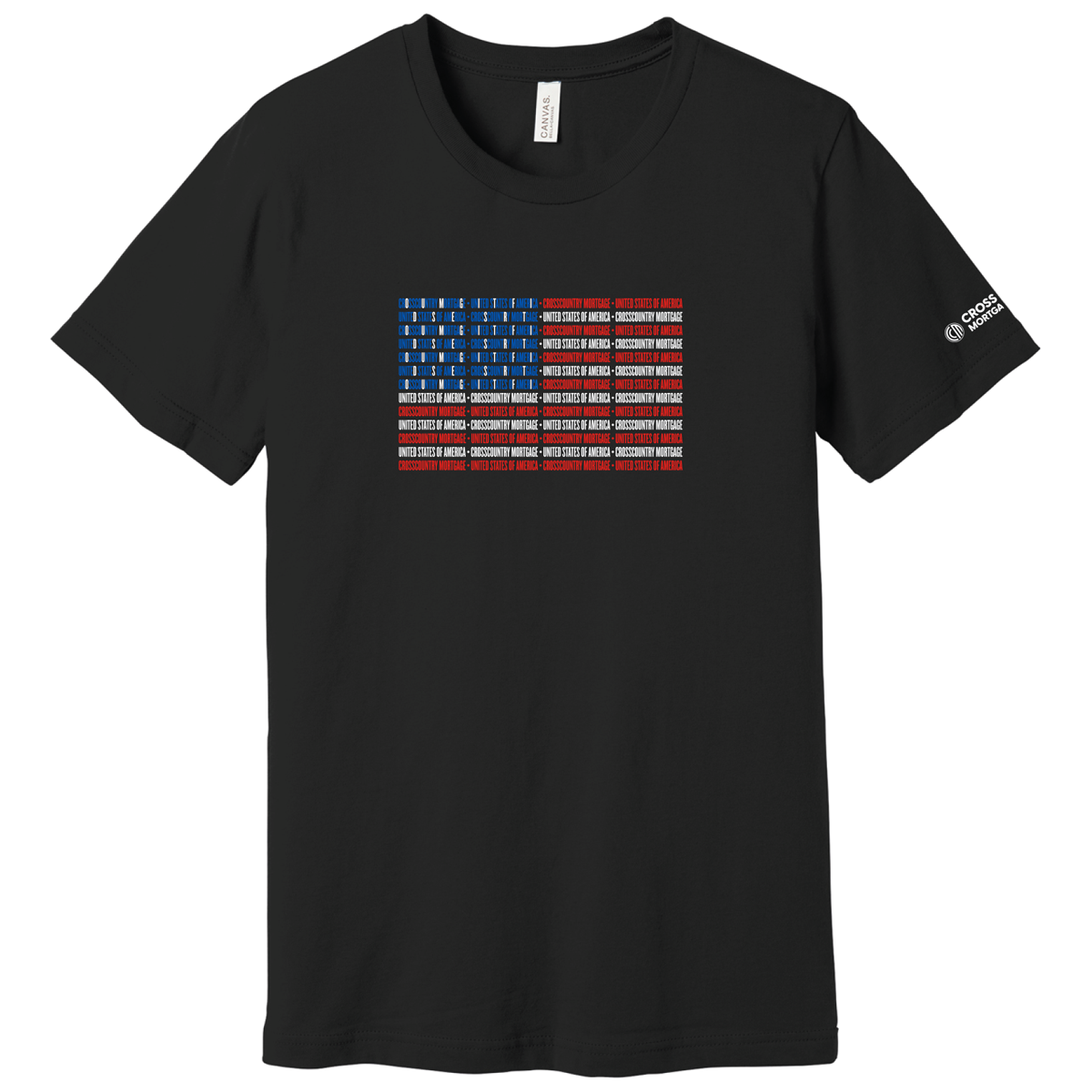 Unisex CCM Typographic Flag Tee