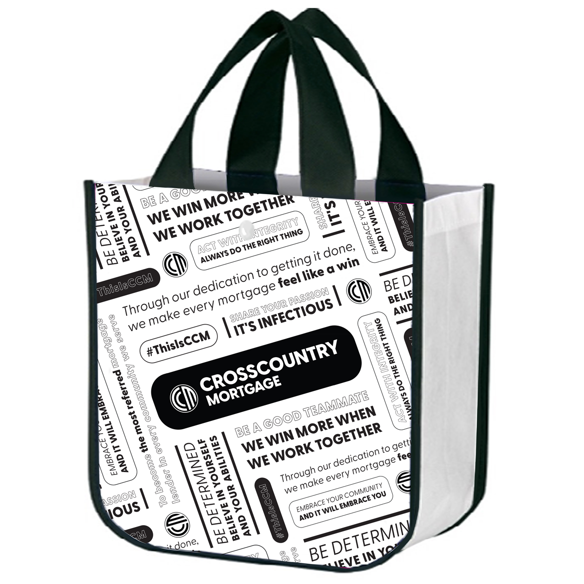 CCM Laminated Large Shopper Totes (5 pack)