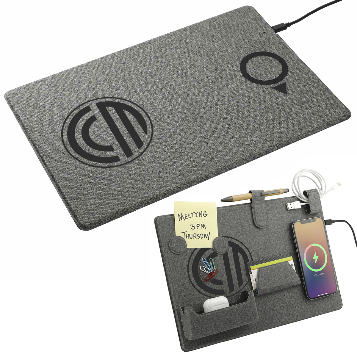 CCM MagClick Wireless Charging Desk Organizer