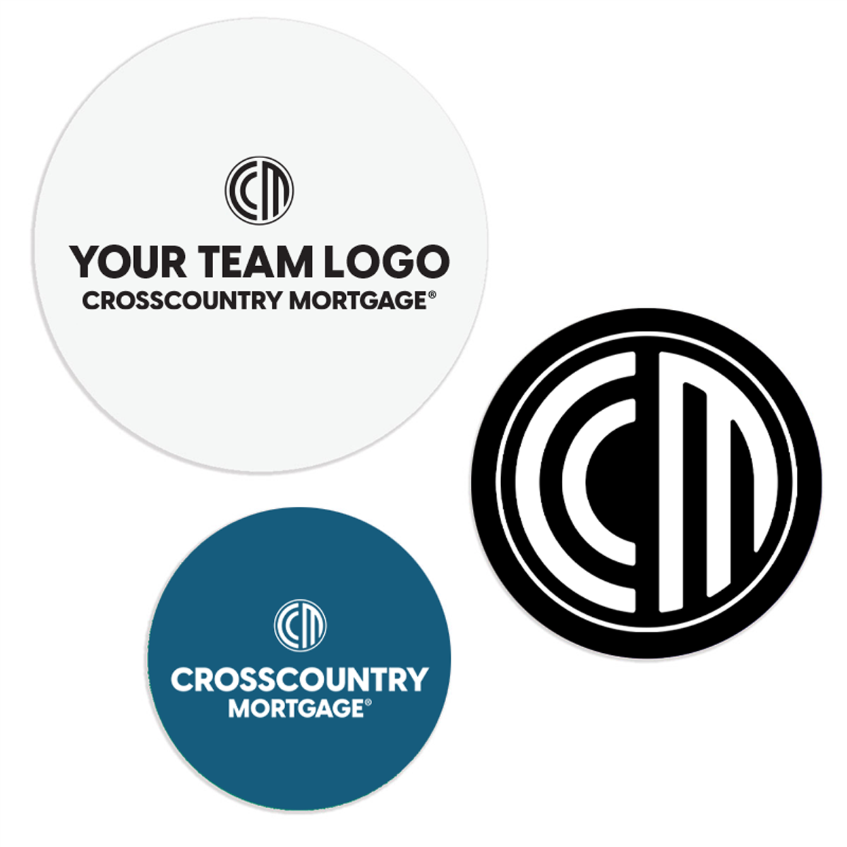 Ccm Sticker CCM Round Sticker Roll – CrossCountry Mortgage Promo Store